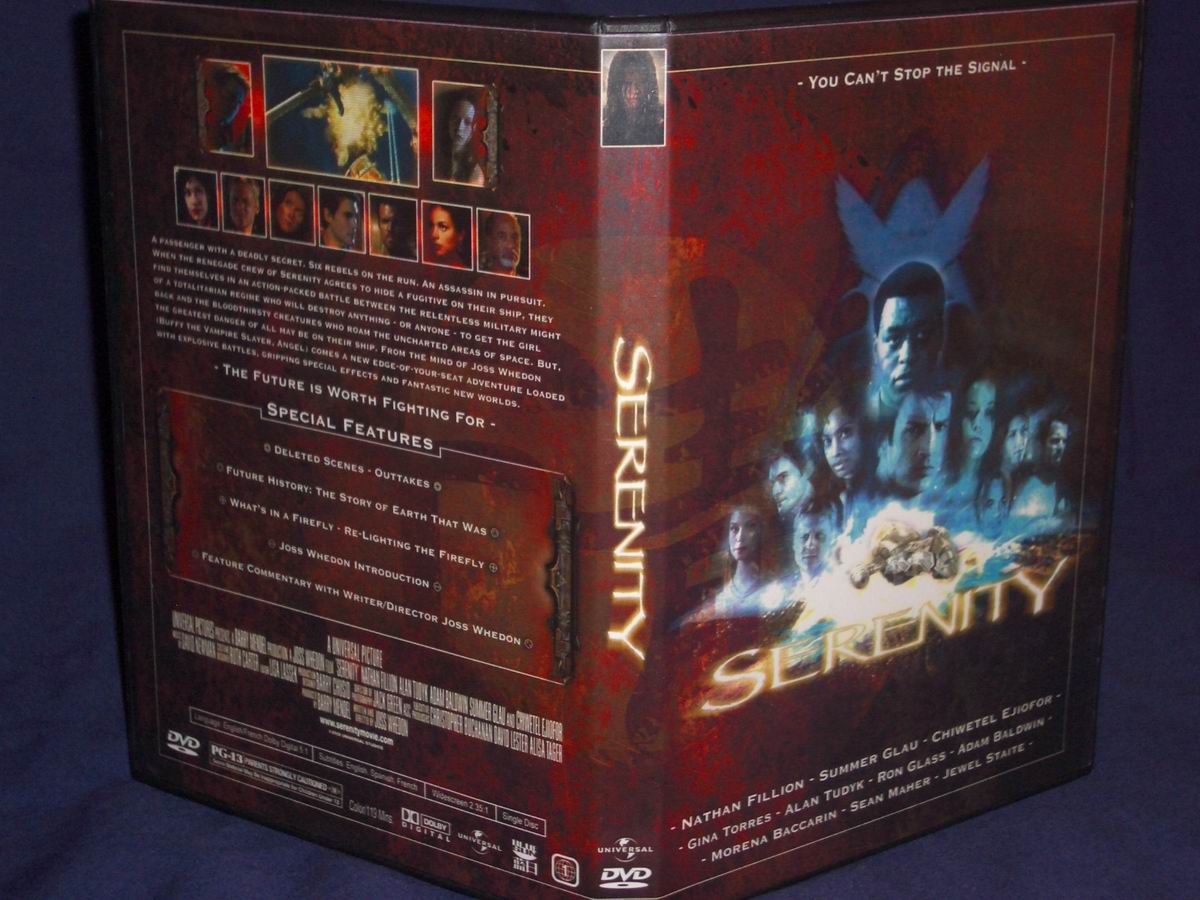 My Serenity DVD Cover - Courtesy of Jon Kolton