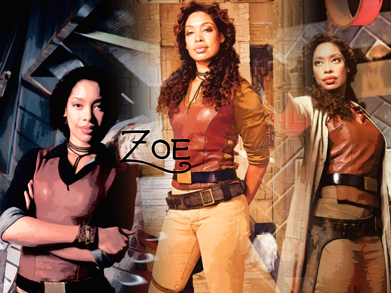 Zoe decorative wallpaper 1600x1200